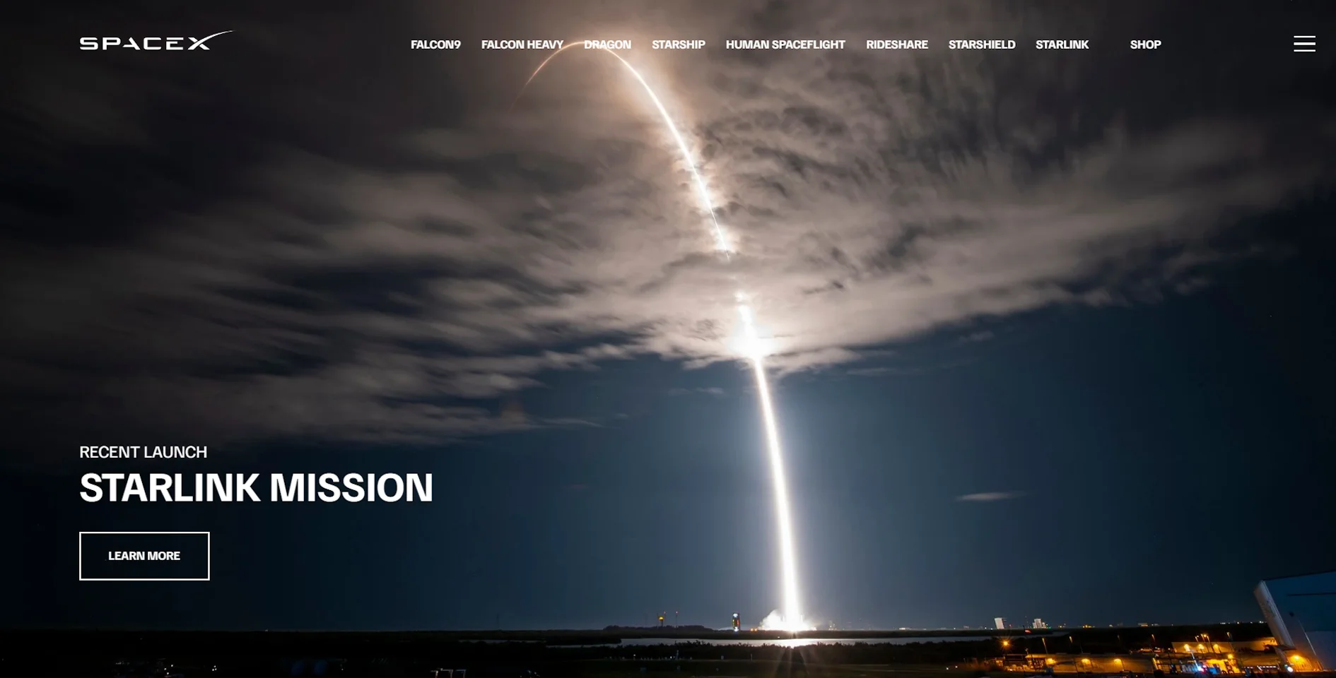 SpaceX Website Demo